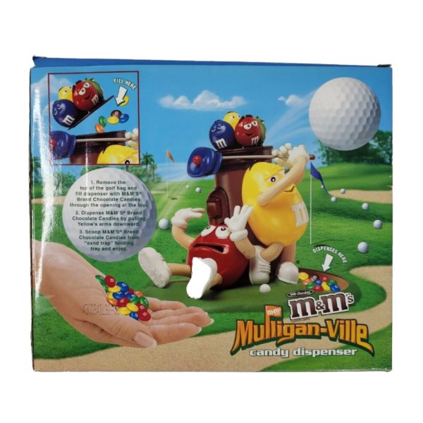 M&M's Candy Dispenser Golf Mulligan Ville Limited Edition Collectible