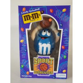 M&M's Candy Blue Basketball Sport Dispenser Limited Edition Collectible