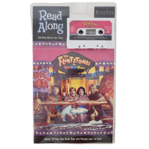 Flintstones In Viva Rock Vegas 24 Page Read-Along And CASSETTE Tape