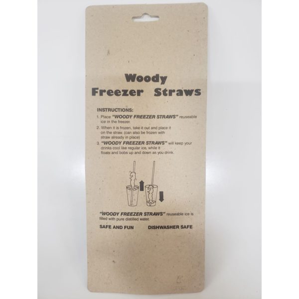 Vintage 1987 Woody Woodpecker Chilly Willy Freezer Straw