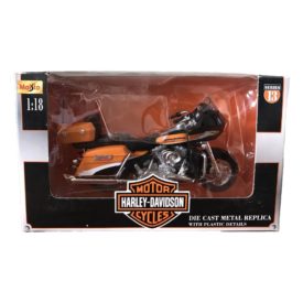 2002 Maisto Series 13 Harley Davidson FLTRSEI Orange Screamin' Eagle Road Glide Motorcycle Diecast 1:18