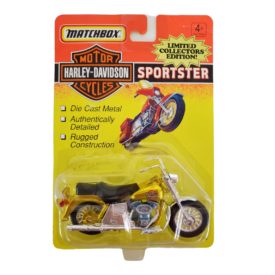 1993 Matchbox Harley Davidson Sportster Motorcycle Gold Diecast 1:20 Scale