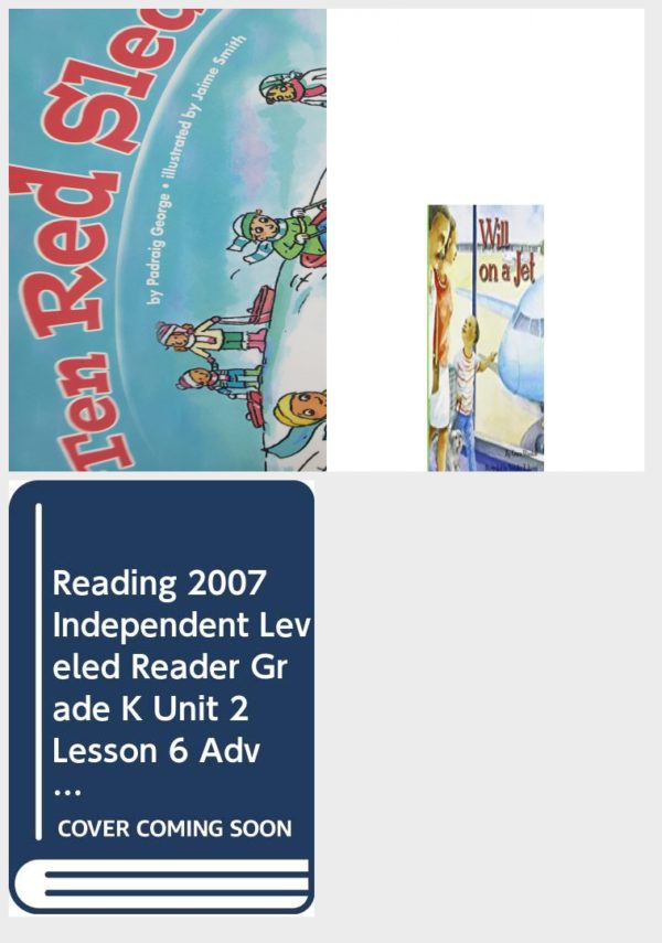 Children's Fun & Educational 4 Pack Paperback Book Bundle (Ages 3-5): READING 2007 KINDERGARTEN STUDENT READER GRADE K UNIT 4 LESSON 5 ON LEVEL Ten Red Sleds, READING 2007 LISTEN TO ME READER GRADE K UNIT 5 LESSON 1 BELOW LEVEL: Will On A Jet, Reading 2007 Independent Leveled Reader Grade K Unit 2 Lesson 6 Advanced, Street Art Doodle Book: Outside the Lines (Paperback)