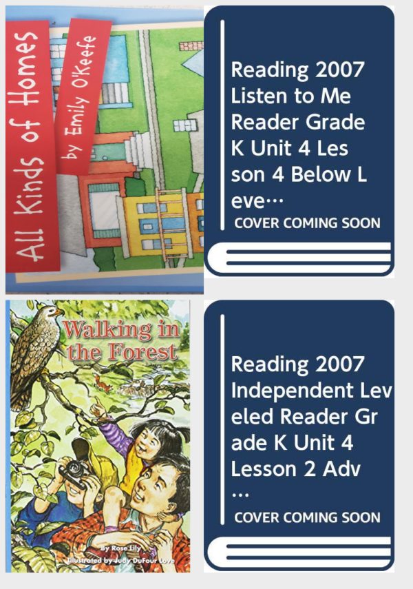 Children's Fun & Educational 4 Pack Paperback Book Bundle (Ages 3-5): READING 2007 INDEPENDENT LEVELED READER GRADE K UNIT 6 LESSON 1 ADVANCED, READING 2007 LISTEN TO ME READER GRADE K UNIT 4 LESSON 4 BELOW LEVEL: GIB GOT IT!, READING 2007 INDEPENDENT LEVELED READER GRADE K UNIT 2 LESSON 2 ADVANCED, READING 2007 INDEPENDENT LEVELED READER GRADE K UNIT 4 LESSON 2 ADVANCED