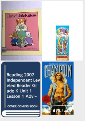 Children's Fun & Educational 4 Pack Paperback Book Bundle (Ages 3-5): The Three Little Kittens, Kolybelnye, Reading 2007 Independent Leveled Reader Grade K Unit 1 Lesson 1 Look at the Clock, Max!, Alpha kids Plus: Looking Like Plants