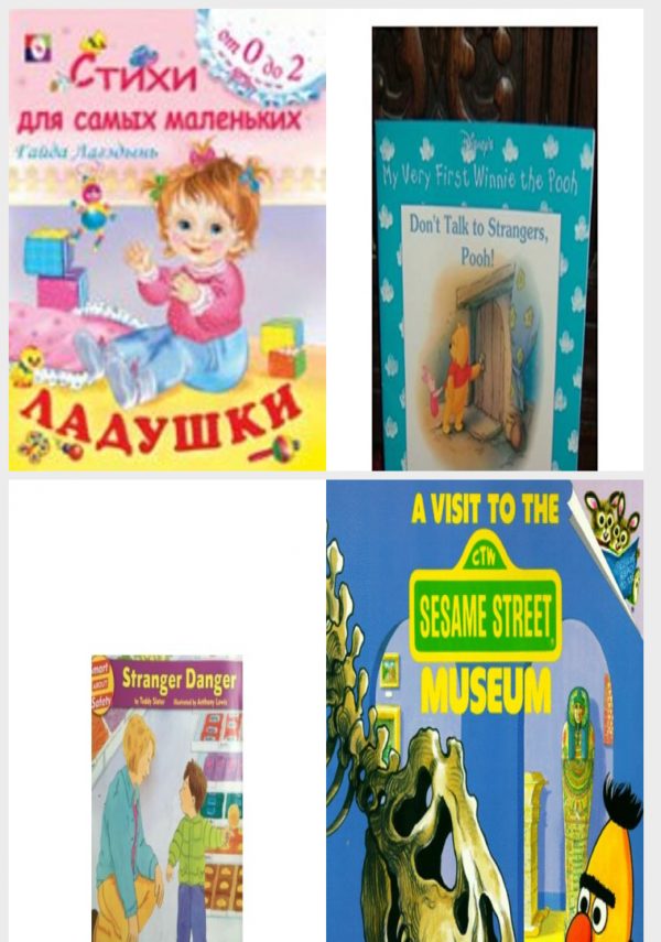 Children's Fun & Educational 4 Pack Paperback Book Bundle (Ages 3-5): Ladushki Russian, Dont Talk to Strangers, Pooh! My Very First Winnie the Pooh, Home Safe Home Smart About Safety, Timmy The Turtle Learns To Swim