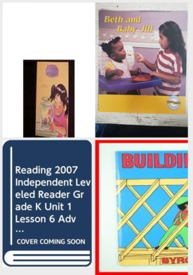 Children's Fun & Educational 4 Pack Paperback Book Bundle (Ages 3-5): Reading 2007 Kindergarten Student Reader Grade K Unit 2 Lesson 5 on Level A House For My Fish, Beth & Baby Jill-Phonics Read Set 4, Reading 2007 Independent Leveled Reader, Grade K, Unit 1, Lesson 6: Two and Three, Building a House