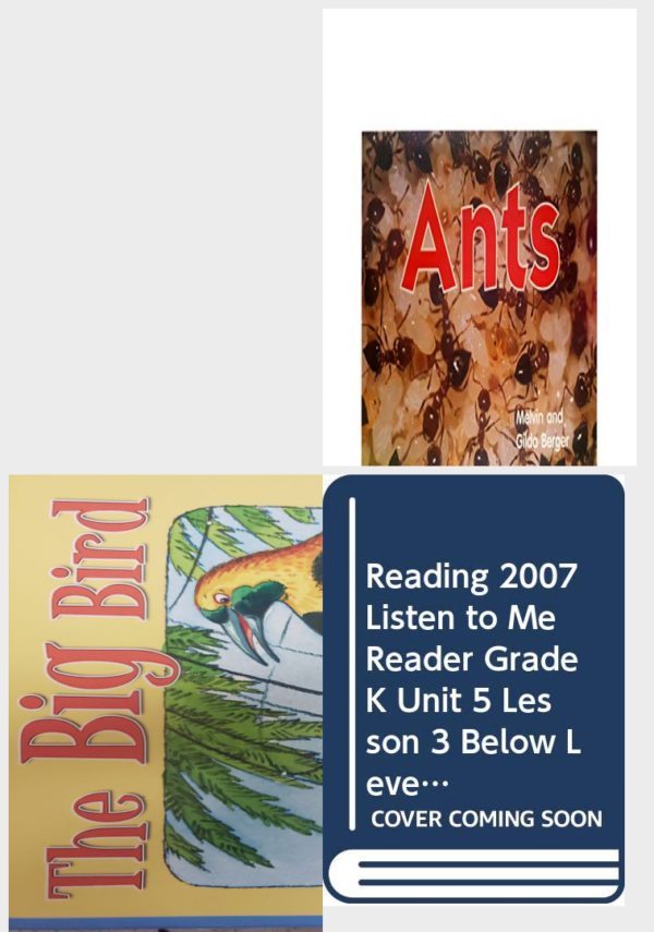 Children's Fun & Educational 4 Pack Paperback Book Bundle (Ages 3-5): Plants, Ants Scholastic Time-to-Discover Readers, READING 2007 INDEPENDENT LEVELED READER GRADE K UNIT 5 LESSON 1 ADVANCED, Reading 2007 Listen to Me Reader, Grade K, Unit 5, Lesson 3, Below Level: Bud the Mud Bug