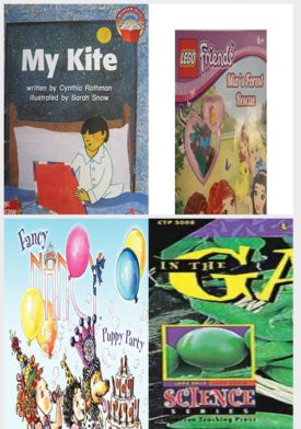 Children's Fun & Educational 4 Pack Paperback Book Bundle (Ages 3-5): My Kite Spotlight Books, LEGO Friends Mias Forest Rescue Story Activity Miniset, Fancy Nancy: Puppy Party, In the Garden Look Once, Look Again Science Series