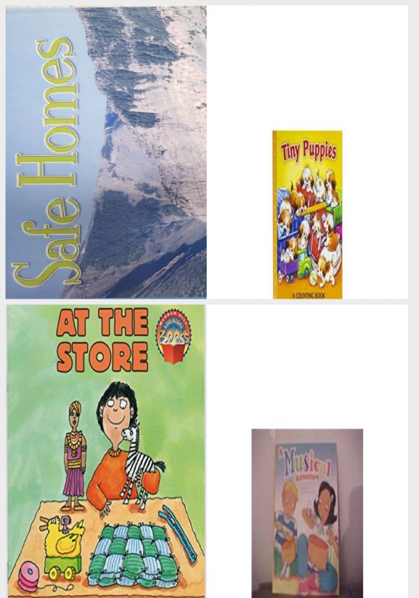 Children's Fun & Educational 4 Pack Paperback Book Bundle (Ages 3-5): Reading 2007 Independent Leveled Reader Grade K Unit 6 Lesson 6 Advanced Safe House Scott Foresman, Tiny Puppies: A Counting Book, At the Store Spotlight Books, READING 2007 KINDERGARTEN STUDENT READER GRADE K UNIT 4 LESSON 2 ON LEVEL A Musical Adventure