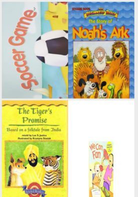 Children's Fun & Educational 4 Pack Paperback Book Bundle (Ages 3-5): READING 2007 LISTEN TO ME READER GRADE K UNIT 2 LESSON 2 BELOW LEVEL: SOCCER GAME, The Story of Noahs Ark The Beginners Bible Adventure Series, The Tigers Promise Houghton Mifflin Leveled Readers, Book 3FOG, READING 2007 KINDERGARTEN STUDENT READER GRADE K UNIT 3 LESSON 4 ON LEVEL We Can Fan