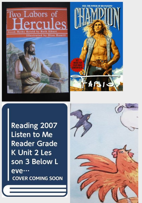 Children's Fun & Educational 4 Pack Paperback Book Bundle (Ages 3-5): Two Labors of Hercules Gear Up, Alpha kids Plus: Taking Care of Crocodiles, READING 2007 LISTEN TO ME READER GRADE K UNIT 2 LESSON 3 BELOW LEVEL: Pat the Penguin, READING 2007 LISTEN TO ME READER GRADE K UNIT 4 LESSON 5 BELOW LEVEL: Nan the Red Hen!