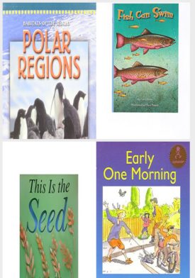 Children's Fun & Educational 4 Pack Paperback Book Bundle (Ages 3-5): POLAR REGIONS Dominie Habitats of the World, Reading 2007 Independent Leveled Reader Grade K Unit 4 Lesson 1 Advanced Scott Foresman Reading Street, Celebrate Reading Little Celebrations: This Is The Seed, Early One Morning Alphakids