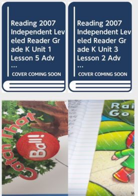 Children's Fun & Educational 4 Pack Paperback Book Bundle (Ages 3-5): READING 2007 INDEPENDENT LEVELED READER GRADE K UNIT 1 LESSON 5 ADVANCED, READING 2007 INDEPENDENT LEVELED READER GRADE K UNIT 3 LESSON 2 ADVANCED, READING 2007 INDEPENDENT LEVELED READER GRADE K UNIT 5 LESSON 6 ADVANCED, Rain, Rain, Go Away!