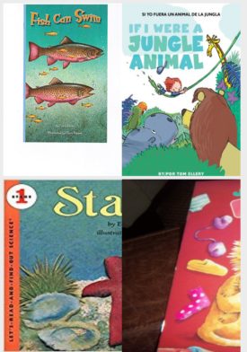 Children's Fun & Educational 4 Pack Paperback Book Bundle (Ages 3-5): Reading 2007 Independent Leveled Reader Grade K Unit 4 Lesson 1 Advanced Scott Foresman Reading Street, Hello Baby! Hola Bebe! Cheerios, Starfish Lets-Read-and-Find-Out Science  by Hurd, Edith Thacher..., Just Like a Rainbow Spotlight Books