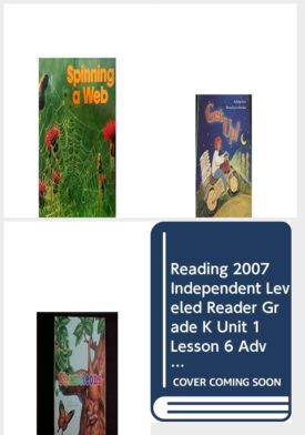 Children's Fun & Educational 4 Pack Paperback Book Bundle (Ages 3-5): Spinning a Web: Mini Book, Listen to Me Reader, Level 6.4: Get Up!, READING 2007 KINDERGARTEN STUDENT READER GRADE K UNIT 3 LESSON 6 ON LEVEL Chameleons, Reading 2007 Independent Leveled Reader, Grade K, Unit 1, Lesson 6: Two and Three