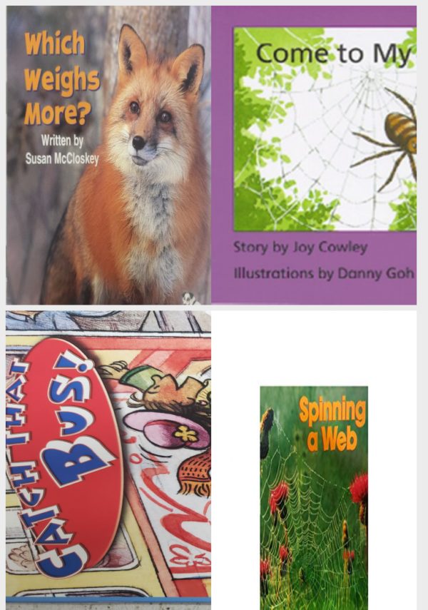 Children's Fun & Educational 4 Pack Paperback Book Bundle (Ages 3-5): Little Celebrations, Non-Fiction, Which Weighs More?, Come to My House, READING 2007 INDEPENDENT LEVELED READER GRADE K UNIT 5 LESSON 5 ADVANCED, Spinning a Web: Mini Book