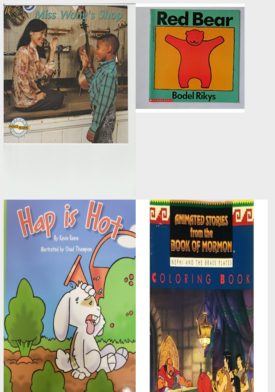 Children's Fun & Educational 4 Pack Paperback Book Bundle (Ages 3-5): Miss Wongs Shop-Phonics Read Set 4, Red Bear, READING 2007 LISTEN TO ME READER GRADE K UNIT 4 LESSON 1 BELOW LEVEL: HAP IS HOT!, Nephi and the Brass Plates Coloring Book