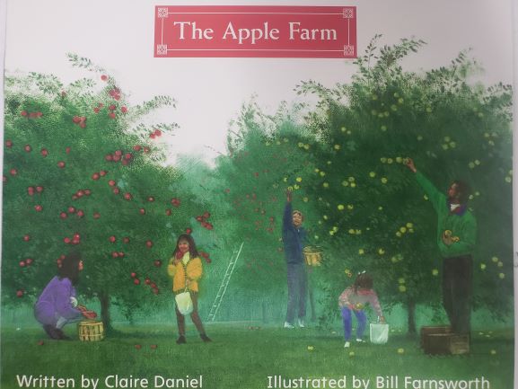 Children's Fun & Educational 4 Pack Paperback Book Bundle (Ages 3-5): Grow, Seed, Grow, Apple Farm, I Knew Two Who Said Moo, The Cheerful Cricket
