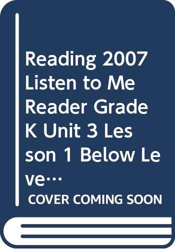 Children's Fun & Educational 4 Pack Paperback Book Bundle (Ages 3-5): Reading 2007 Independent Leveled Reader, Grade K, Unit 1, Lesson 3: Nick the Fix-It Man, Barneys Halloween Party, READING 2007 INDEPENDENT LEVELED READER GRADE K UNIT 3 LESSON 1 ADVANCED Scott Foresman Reading Street, READING 2007 LISTEN TO ME READER GRADE K UNIT 3 LESSON 1 BELOW LEVEL: PANDA NAP