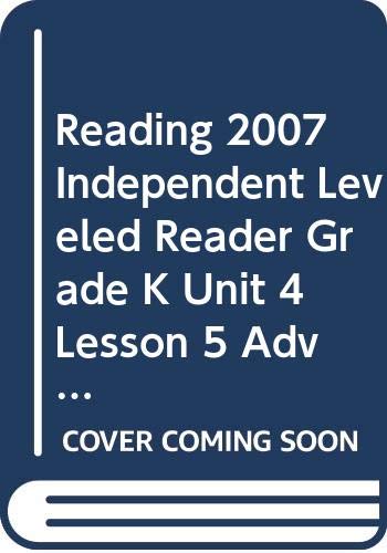 Children's Fun & Educational 4 Pack Paperback Book Bundle (Ages 3-5): Reading 2007 Listen to Me Reader, Grade K, Unit 6, Lesson 5, Below Level: The Big Bug, READING 2007 INDEPENDENT LEVELED READER GRADE K UNIT 3 LESSON 3 ADVANCED, READING 2007 INDEPENDENT LEVELED READER GRADE K UNIT 4 LESSON 5 ADVANCED, READING 2000 LEVELED READER 1.17A THE THREE BEARS Scott Foresman Reading: Blue Level