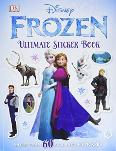 Children's Fun & Educational 4 Pack Paperback Book Bundle (Ages 3-5): Ultimate Sticker Book: Frozen: More Than 60 Reusable Full-Color Stickers, Good neighbors Newbridge discovery links, A Dolphin is Not a Fish, Reading 2007 Listen to Me Reader, Grade K, Unit 1, Lesson 1, Below Level: Colors Around Me