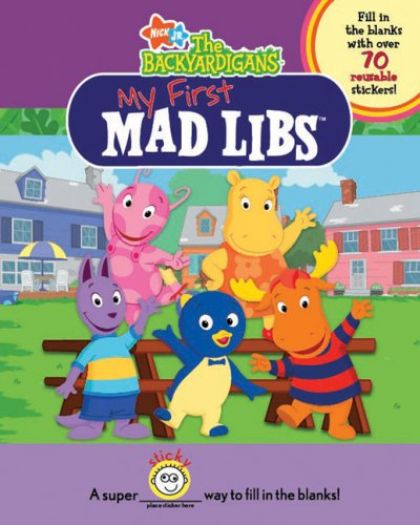 Children's Fun & Educational 4 Pack Paperback Book Bundle (Ages 3-5): The Backyardigans My First Mad Libs, CELEBRATE READING! LITTLE CELEBRATIONS: NOGGIN and BOBBIN In the GARDEN (Paperback), Deserts Geography Starts, Plants