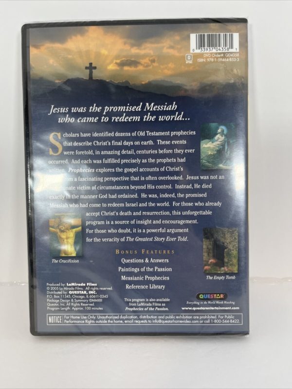 The Prophecies of the Passion of Jesus  (DVD)