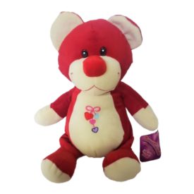 Sugar Loaf Sweetheart Collectables 18" Plush Red Teddy Bear Embroidered Hearts 2007
