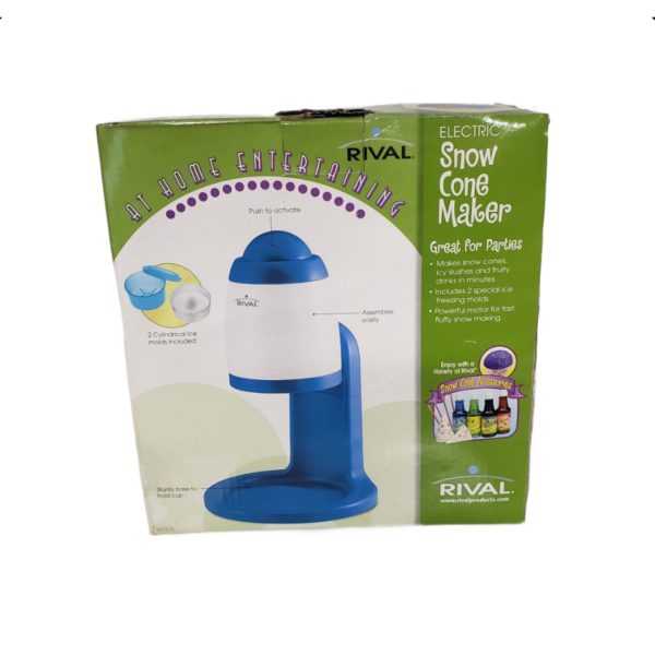 Rival Electric Snow Cone Maker Blue Model IS575
