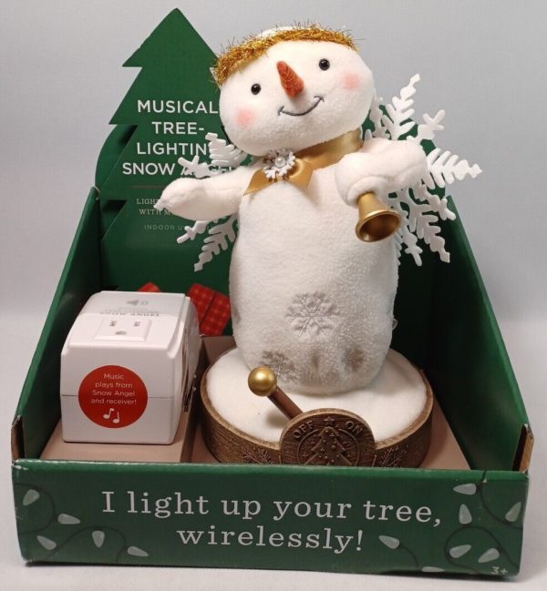 Hallmark Musical Tree-Lighting Snow Angel WIRELESS Tree Light Switch 5 Songs