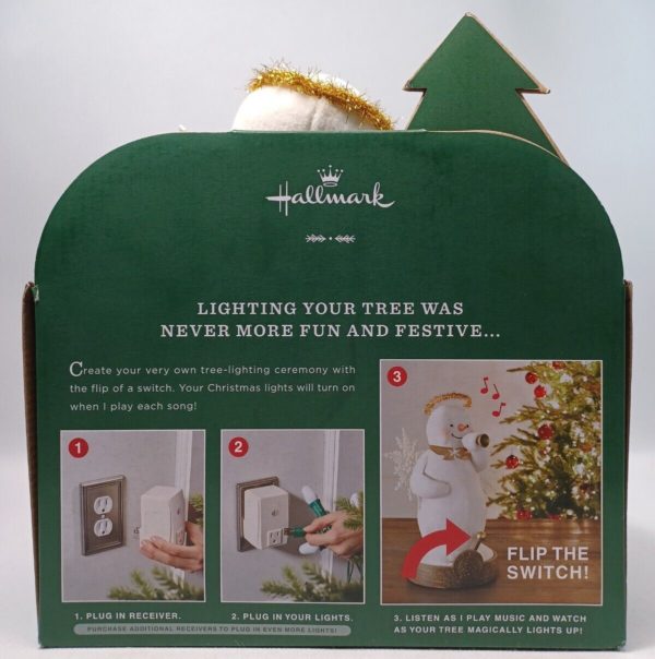 Hallmark Musical Tree-Lighting Snow Angel WIRELESS Tree Light Switch 5 Songs