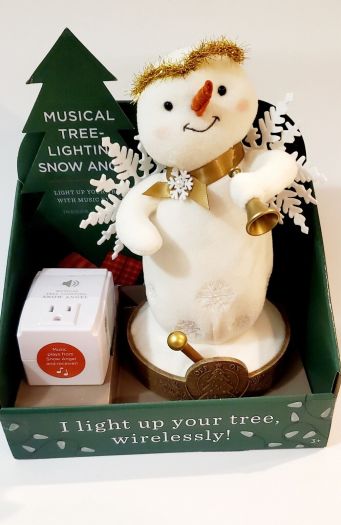 Hallmark Musical Tree-Lighting Snow Angel WIRELESS Tree Light