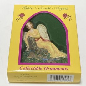 Pipka's Earth Angels Ornament Carolyn Angel of Contemplation #11515
