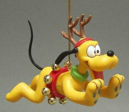 Grolier Disney Pluto Hanging Christmas Ornament