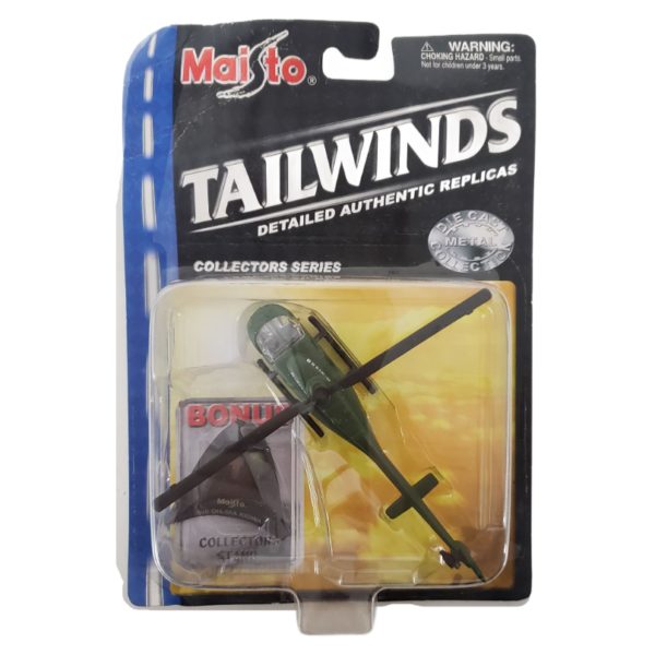 Maisto Tailwinds Aircraft Bell OH-58A KIOWA Military Helicopter Diecast