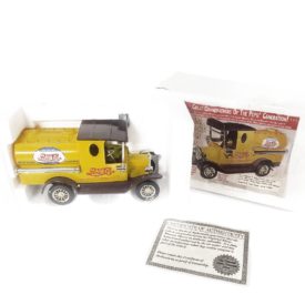Original 1920s Model T Tanker Pepsi-Cola Yellow Delivery Truck Diecast Replica 1:24 Scale