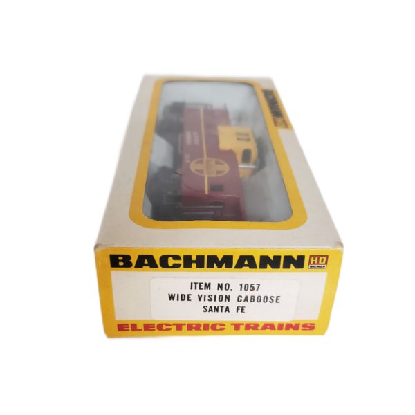 Vintage Bachmann HO Scale Santa Fe ATSF 999628 Wide Vision Caboose Item #1057