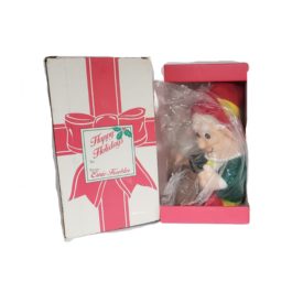 Vintage ERNIE KEEBLER 24" Plush Doll Rare In Holiday Gift Box #66654