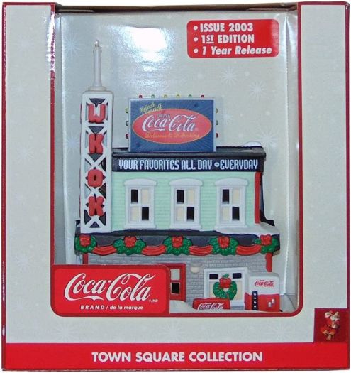 Coke 2003 Town Square WKOK Radio Station Lighted House