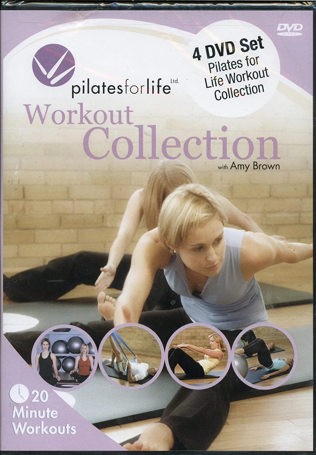 Pilates for Life Workout Collection 4 DVD Set with Amy Brown (DVD)