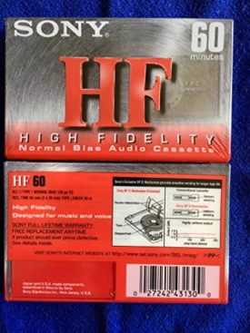 Sony C60HFC Single 60-minute Type 1 Audio Cassette Tape