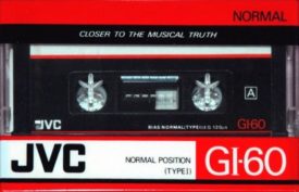 JVC Blank GI-60 Audio Cassette Normal Type I