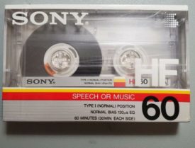 SONY Blank HF60 Audio Cassette Normal Type I