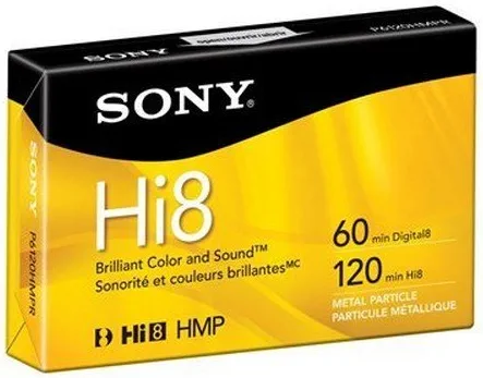 Sony Hi8 P6120HMPR 120min Hi8 Videocassette