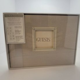C.R. Gibson Customizable Guest Book, White Sands (WG2-9063)