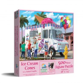 Sunsout "Ice Cream Cones" Puzzle 500 Pieces