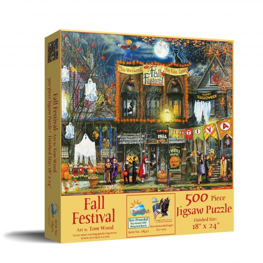 Sunsout "Fall Festival" Puzzle 500 Pieces