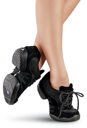 Balera Dancewear Black Suede Dance Sneaker No. B190 Size 7