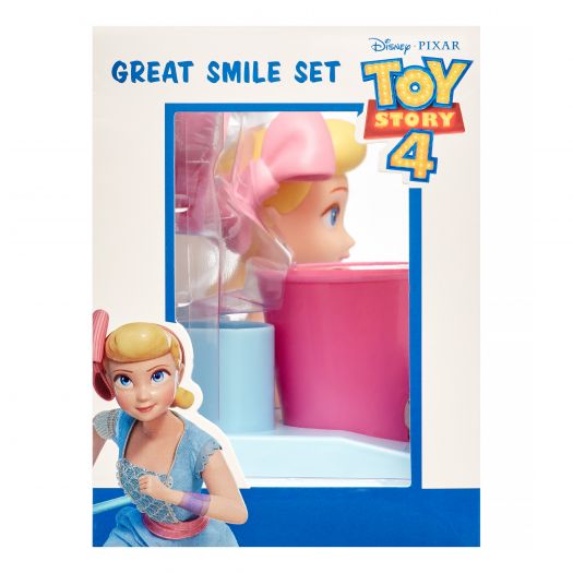 Toy Story 4 Bo Peep Smile Set - Toothbrush Holder, Toothbrush & Rinse Cup